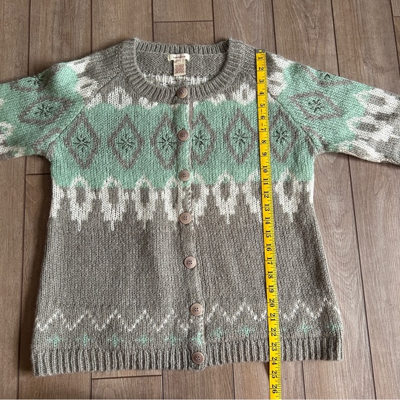 Sundance Beaded Mohair Wool Button Down Sweater - Picture 5 of 5